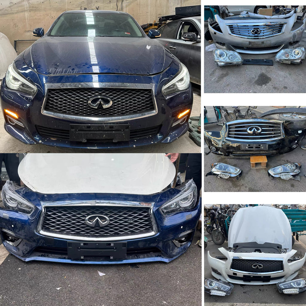 High-quality front headlights, taillights, and front bumper dismantled auto parts